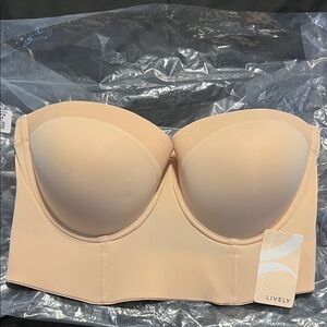 Lively Strapless Bra in Toasted Almond